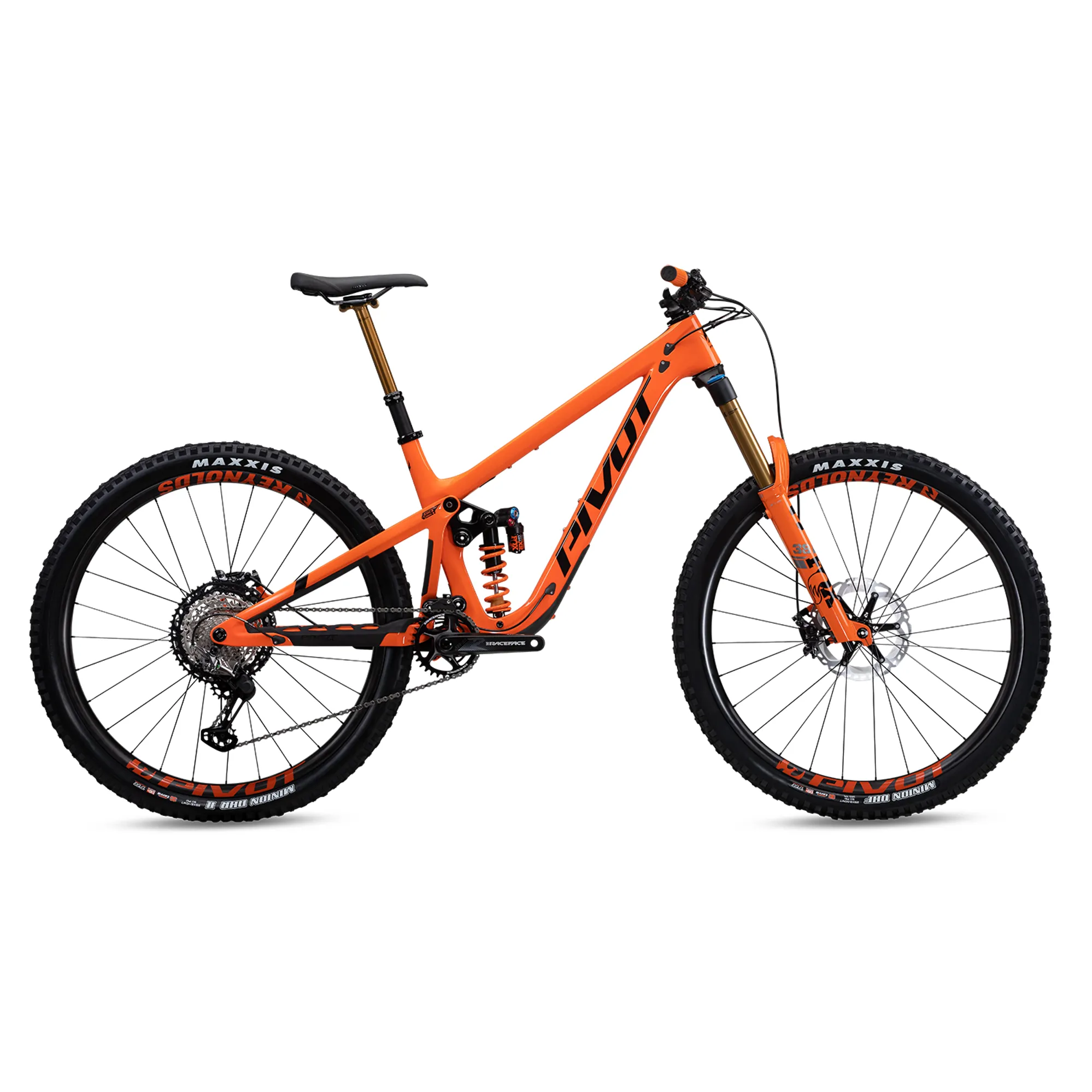Pivot Firebird XT/XTR Coil Orange Carbon Wheels 2022 Enduro Mountain Bike X Large