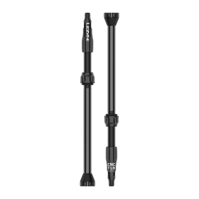 Lezyne CNC TLR 80mm Tubeless Valves in Black