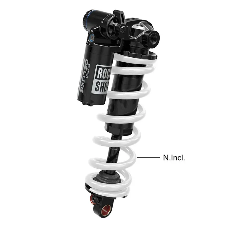 Rockshox Rear Shock Super Deluxe Ultimate Coil rc2t - Linearreb/Lowcomp Adj Hydraulic Bottom Out (spring Sold Separately) 320lb Theshold Standard Trunnion - b1