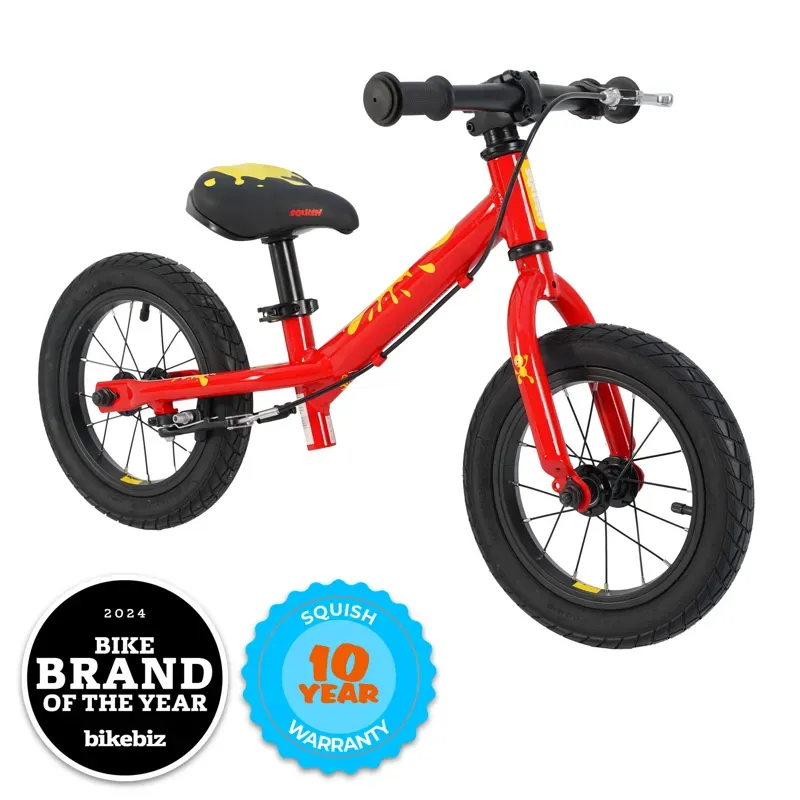 Squish 12-inch Kids' Balance Bike in Red-4
