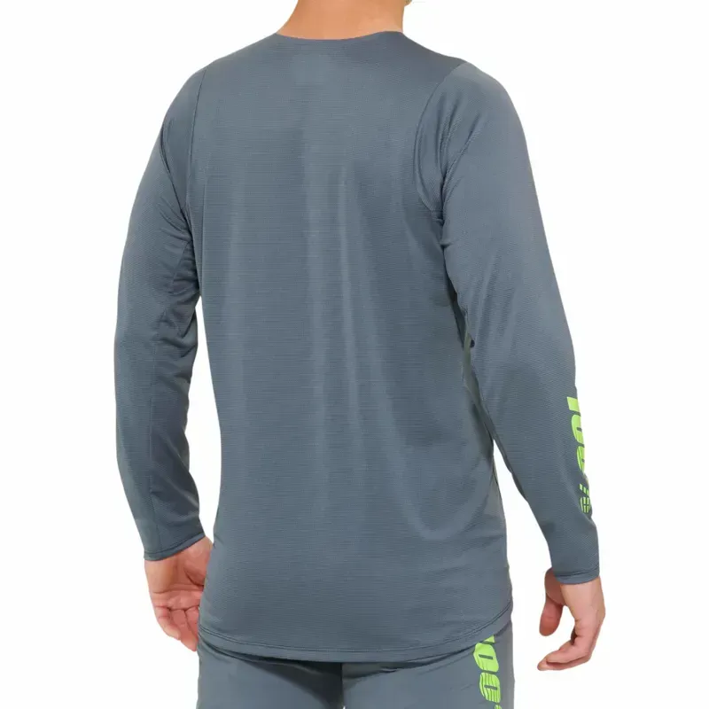 100% R-Core X Long Sleeve Jersey in Grey-1