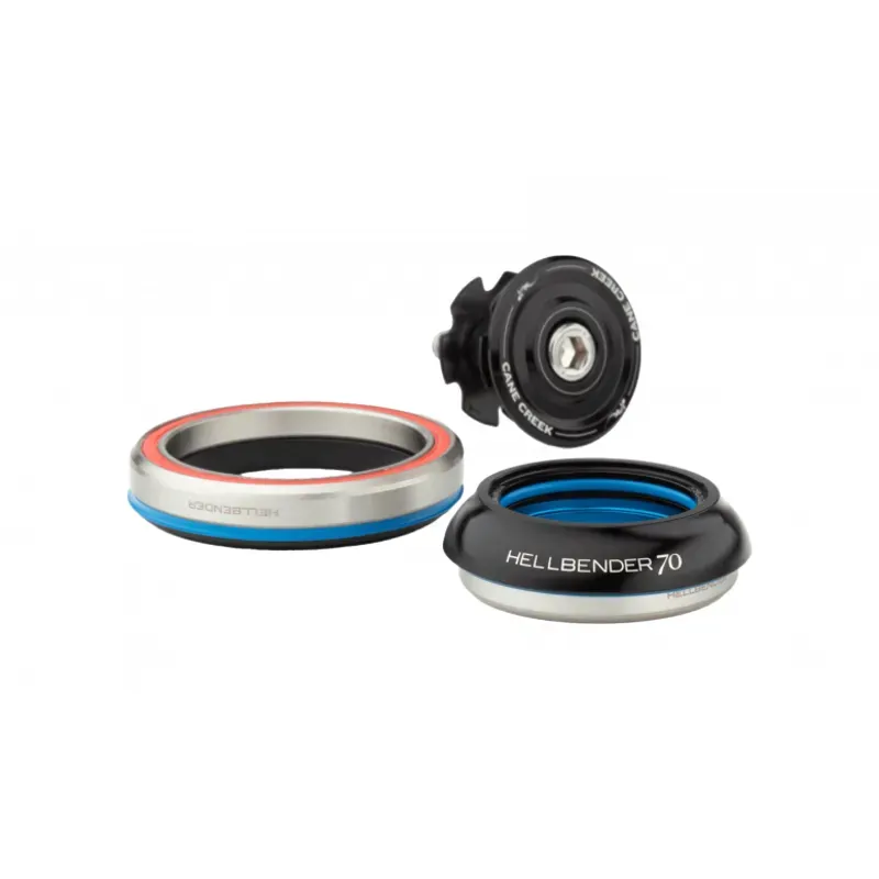 Cane Creek Hellbender 70 IS42/28.6/H9 IS52/40 Headset in Black