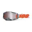 100% Armega HiPER Mirror Silver Lens Goggles in Silver