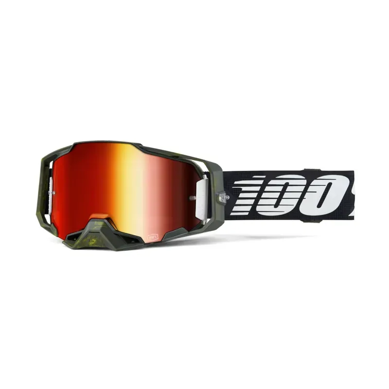 100% Armega Goggles In Mirror Red Lens/Soledad