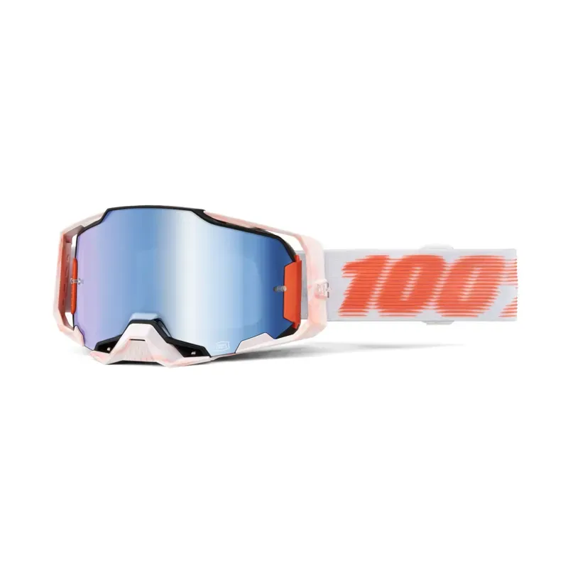 100% Armega Goggles In Mirror Red Lens/Tubular
