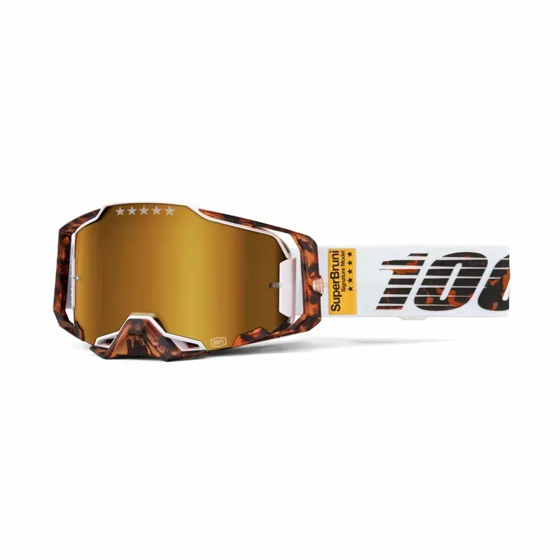 100% Armega Goggles in Limited Edtion Bruni Special White