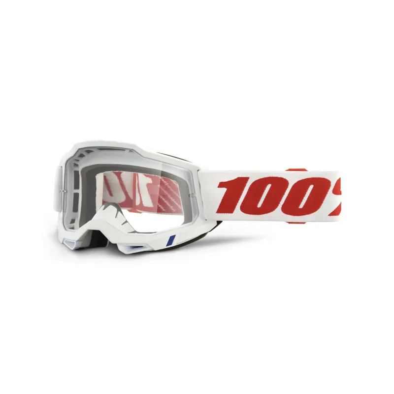 100% Accuri 2 Goggles in Clear Lens/Pure