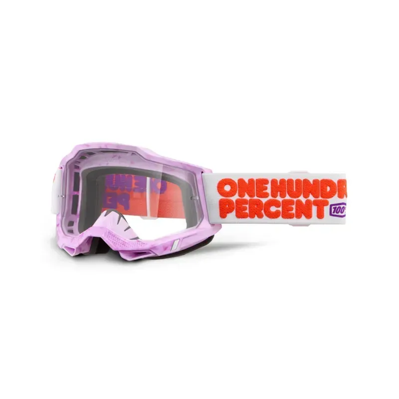 100% Accuri 2 Clear Lens Goggles in Hundred