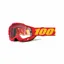 100% Accuri 2 Enduro MTB Clear Lens Goggles in Red