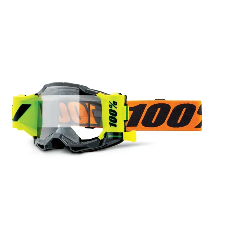 100% Accuri Forecast Clear Lens Goggles in Orange