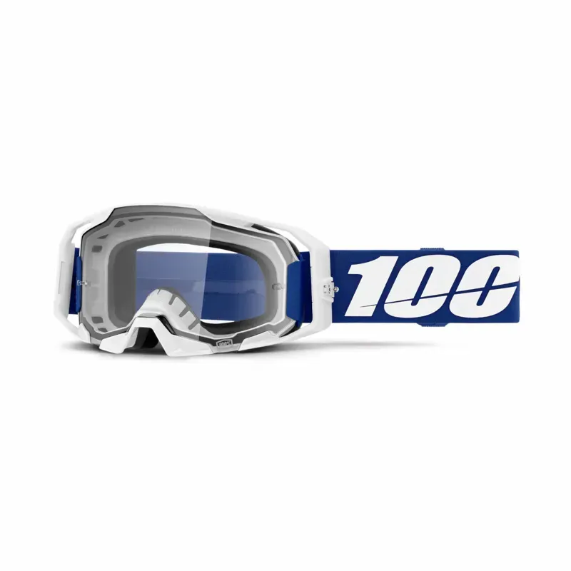 100% ARmatic Clear Lens Goggles in Blue