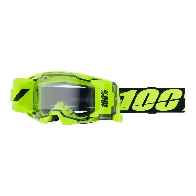 100% ARmatic Forecast Goggles in Neon Yellow/Clear
