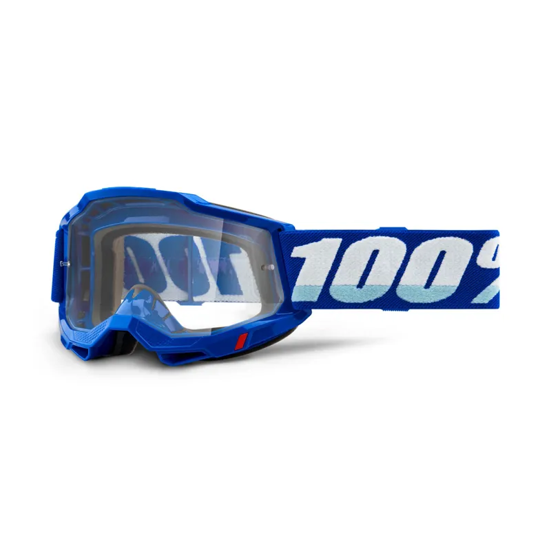 100% Accuri 2 Clear Lens Goggles in Blue
