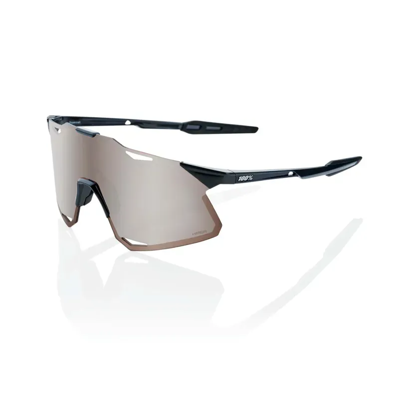 100% Hypercraft Glasses Mirror Lens in Black/Silver