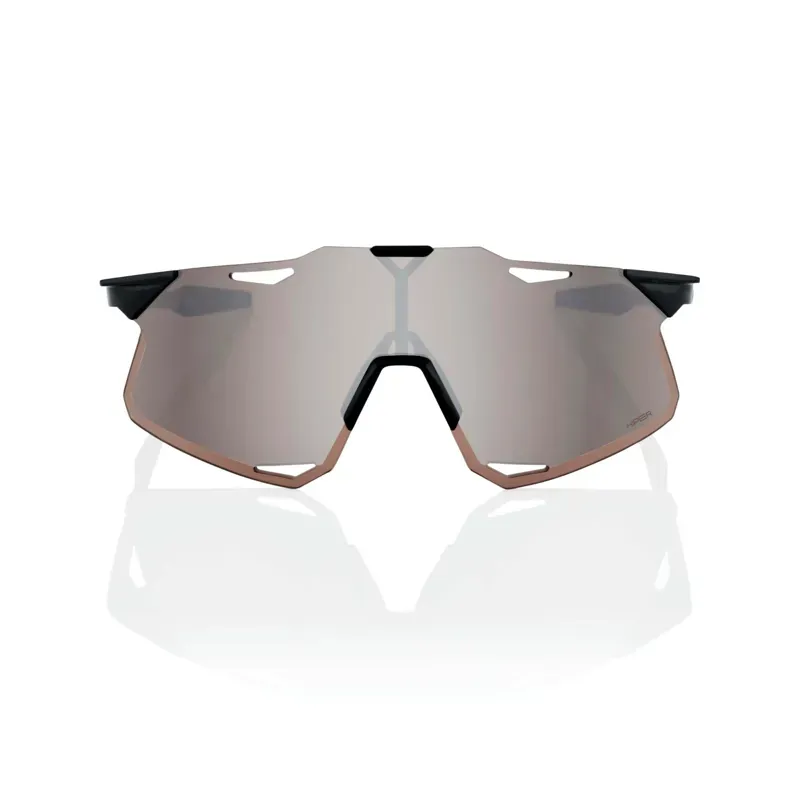 100% Hypercraft Glasses Mirror Lens in Black/Silver-1