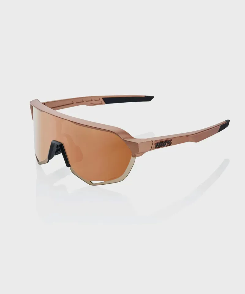 100% S2 HiPER Mirror Copper Lens Sunglasses in Matt Copper Chromium