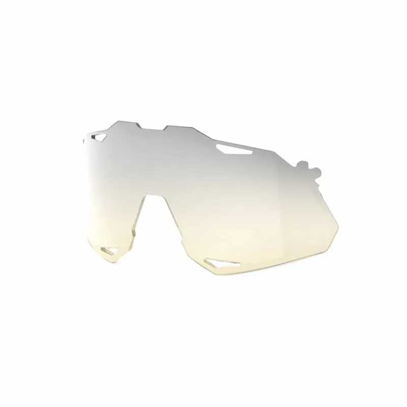 100 Hypercraft XS Replacement Polycarbonate Lens- Lowlight Yellow Silver Mirror Low-light Yellow Silver Mirror