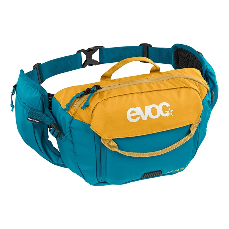 Evoc 3-litre Hip Pack without Bladder in Loam/Blue