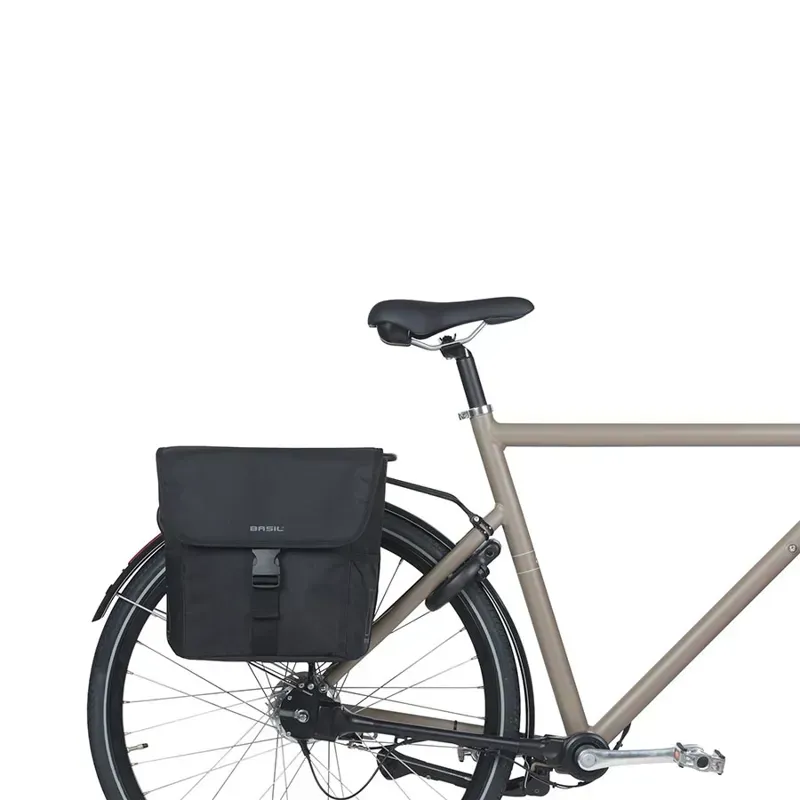 Basil Go 32l Double Pannier Bag in Black -5