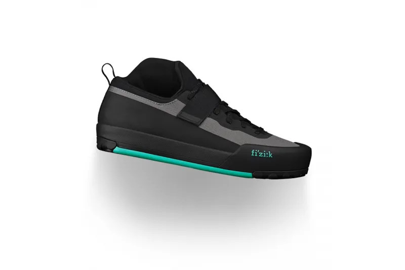 Fizik Gravita Tensor Flat MTB Shoes in Grey/Aqua
