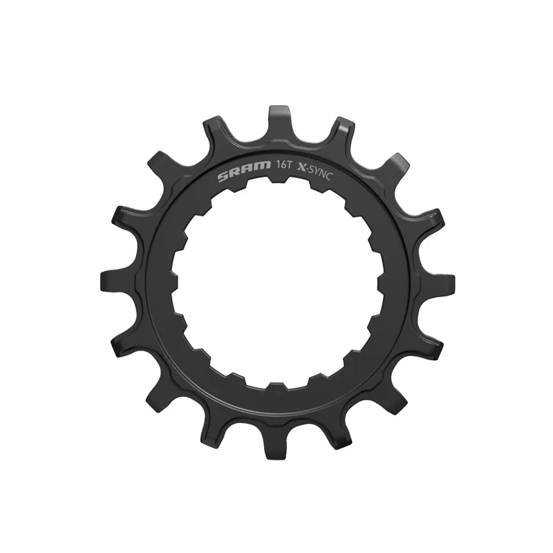 Sram Chain Ring X-Sync Sprocket For Bosch Motors Straight Steel Black: BLACK 16t