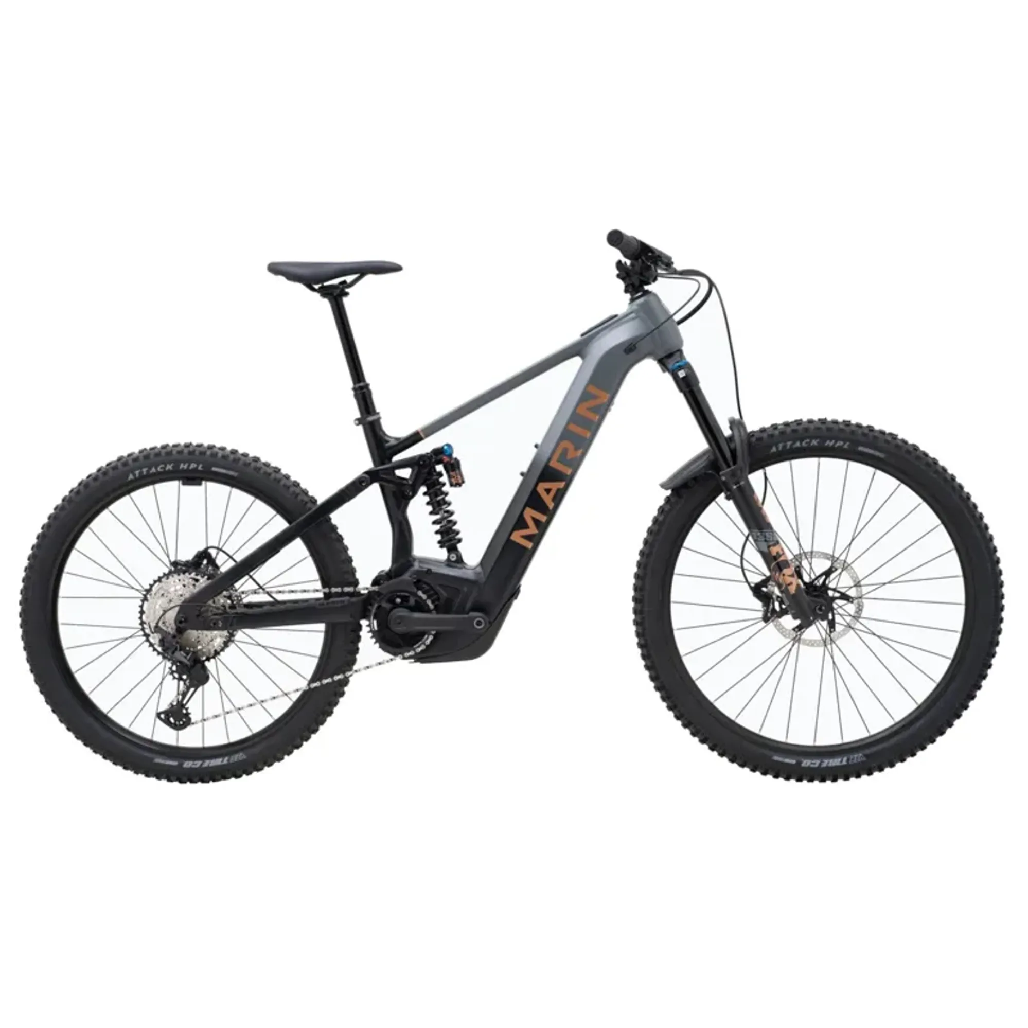 Marin Alpine Trail E2 Bosch E-Mountain Bike In Charcoal/Black