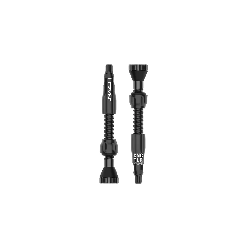 Lezyne CNC TLR 44mm Tubeless Valves in Black