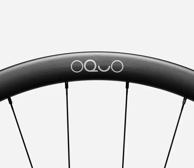 Oquo RP35Team Shimano Hg Wheel Set In Carbon Raw Gloss-3