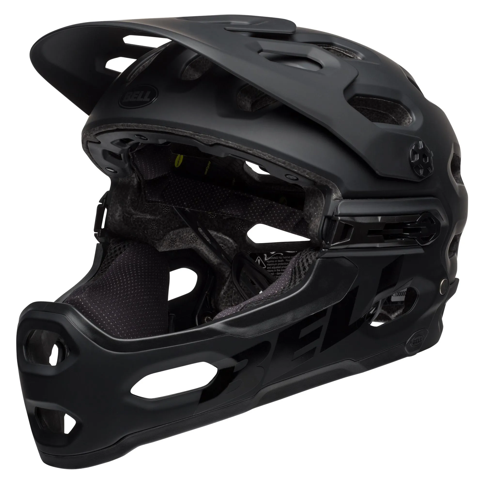 Bell Super 3r Mips Mountain Bike Helmet In Black Bell Super 3r Mips Mountain Bike Helmet In Black