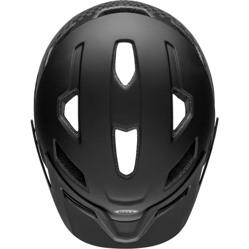 Bell Sidetrack Child Helmet in Wavy Checks/Matte Black-2