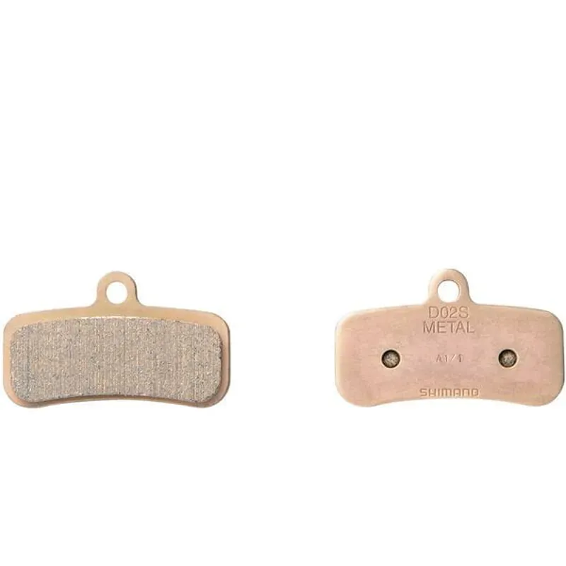 Shimano Spares D02S Metal Pad and Spring Steel Back in Black