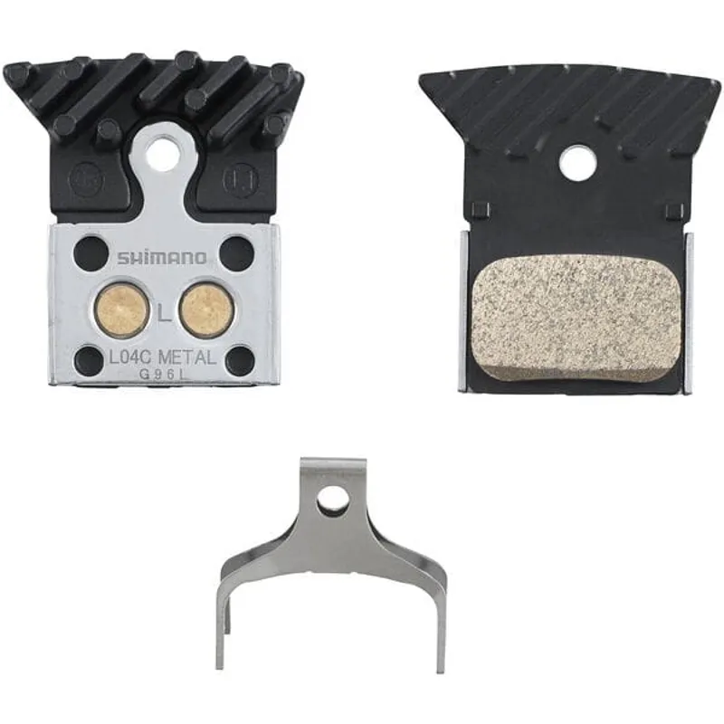 Shimano L04c-mf 1 Pair Disc Brake Pad Metal With Fin