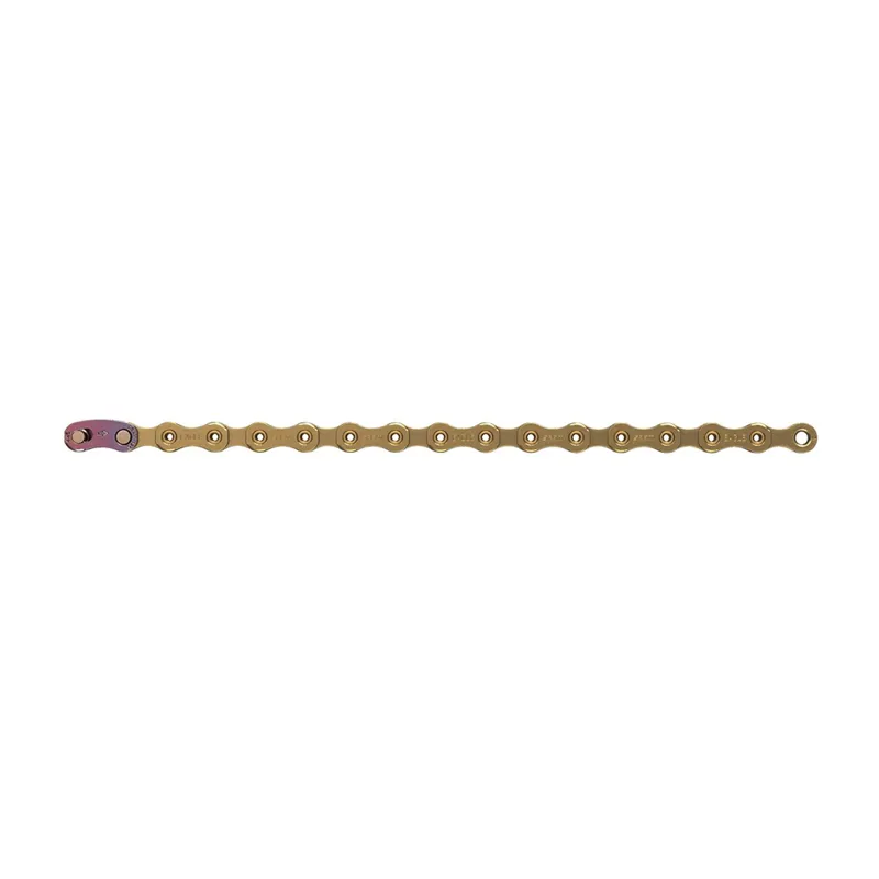 SRAM PC XX1 Eagle Hollowpin 126-link 12-speed Powerlock Chain in Gold