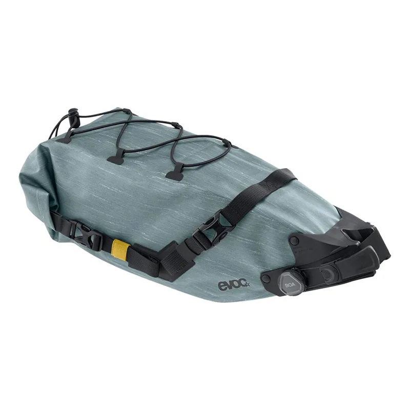 EVOC Boa Waterproof 12l Seat Pack in Steel