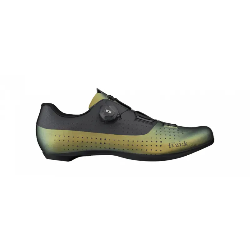 Fizik R4 Tempo Overcurve Road Shoes in Iridescent Green/Black