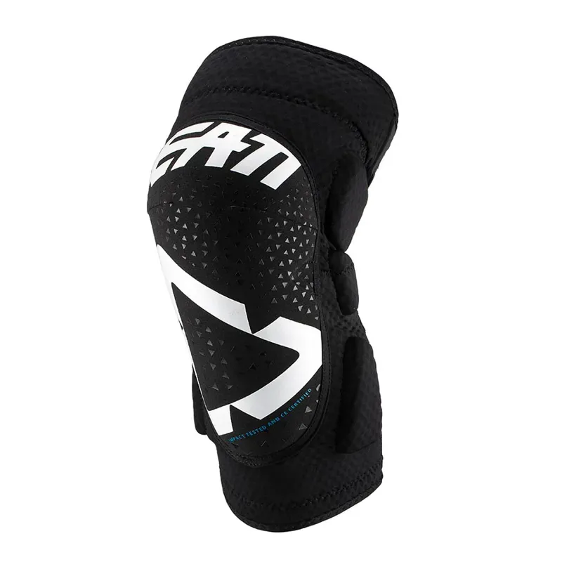 Leatt 3DF 5.0 Mini Small Knee Guards in Black/White