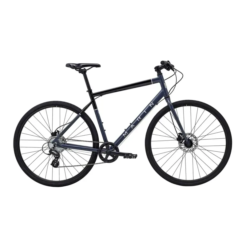 Marin Presidio 1 Hybrid Sports Bike in Gloss Black/Grey
