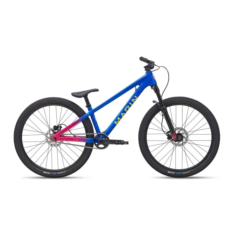 Marin Alcatraz Dirt Jump Bike in Gloss Blue/Magenta