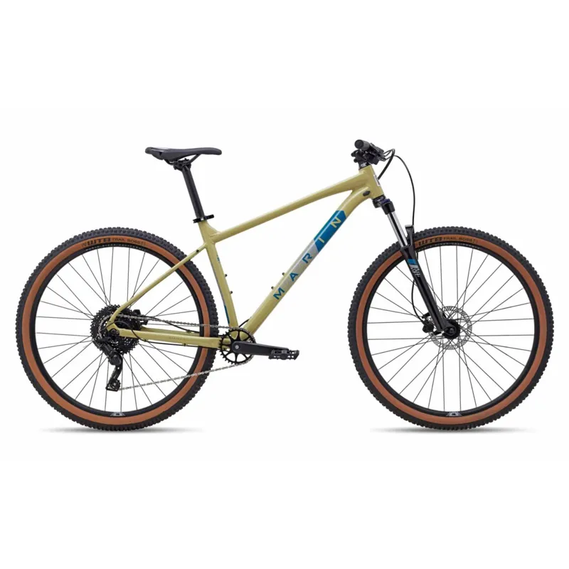 Marin Bobcat Trail Mountain Bike in Gloss Tan/Blue-Green/Grey