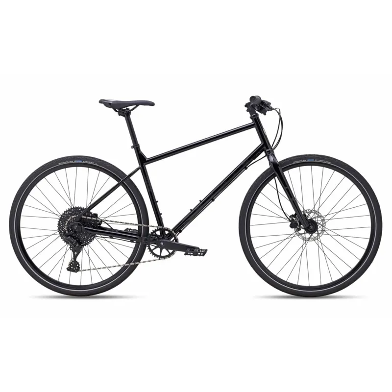 Marin Muirwoods 29er Hybrid Bike in Satin Black/Gloss Reflective Black