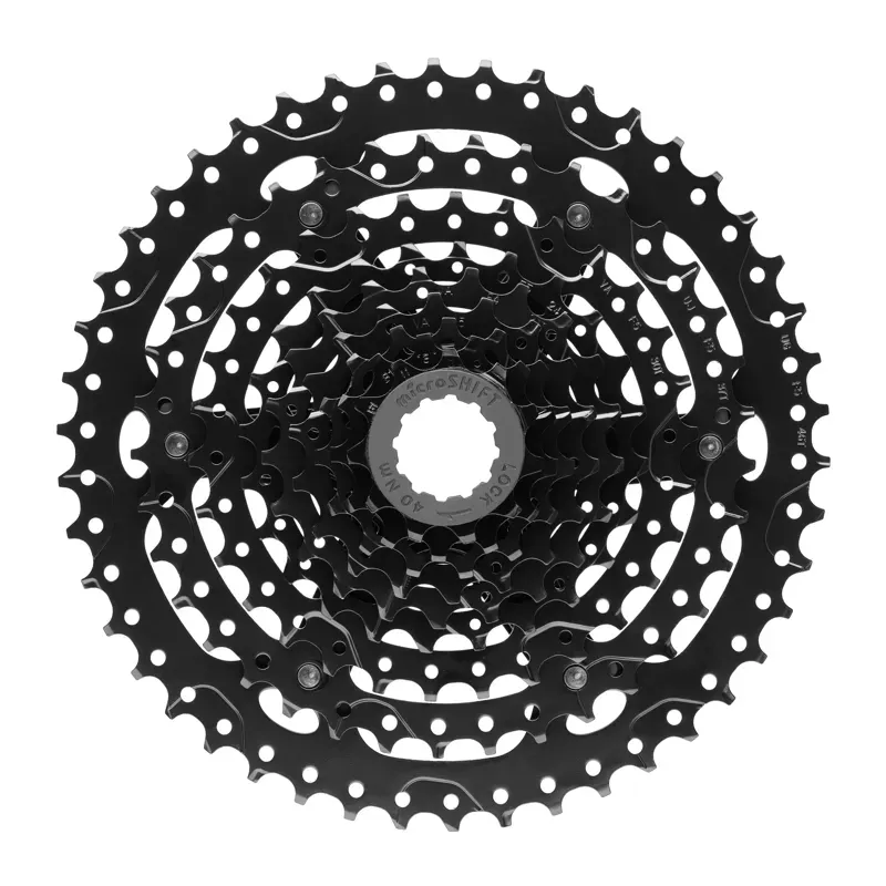 microSHIFT ADVENT H-Series 9 Speed 11-46 Cassette in Black
