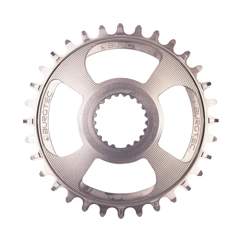 Burgtec Thick Thin Chainring for Shimano Direct Mount - 30t Silver