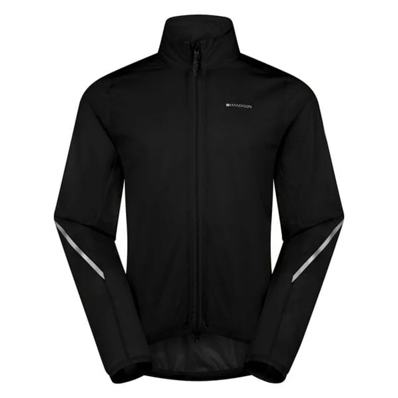 Madison Flux 2-Layer Ultra Packable Waterproof Jacket in Black