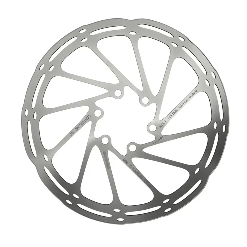 SRAM Centerline Rounded 2.0mm 180mm Rotor w/Bolts in Silver
