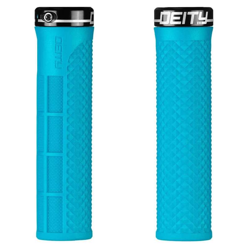 Deity Lockjaw Grips in Blue