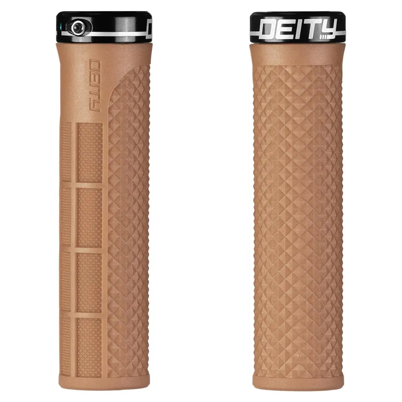 Deity Lockjaw Grips in Brown