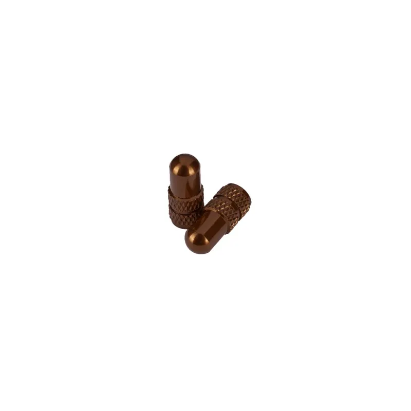 Deity Presta Valve Caps in Bronze