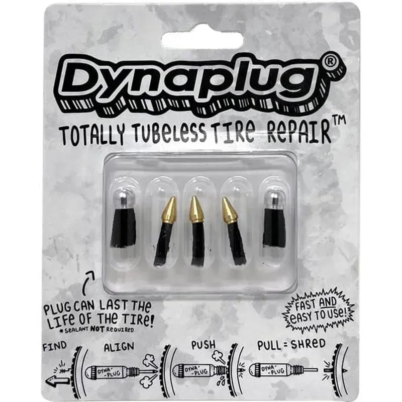 DynaPlug 5-pack in Black/Silver