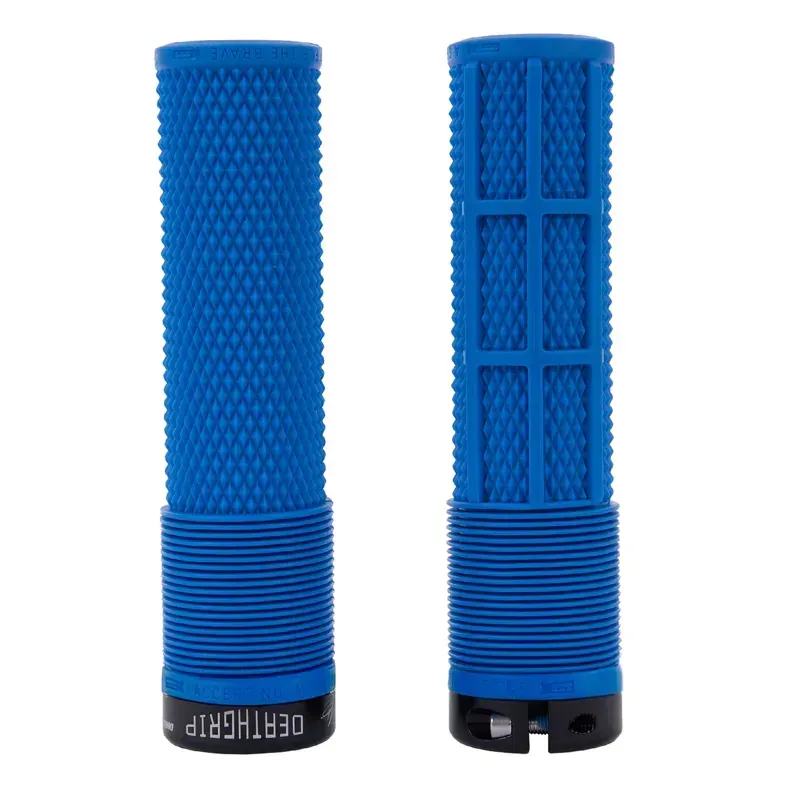 DMR Brendog DeathGrip Flangeless Thin Grips in Royal Blue