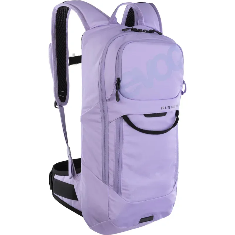 Evoc Fr Lite Race 10 Protector Backpack In Purple Rose 